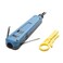 10Gtek Punch Down Tool with 110/88 BladeNetwork Wire Stripper, Multifunction Hook Tool for Telephone Impact Terminal Insertion and cat6a/cat6/cat5e/cat5 Cable