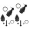 TRQ Front DriverPassenger Side UpperLower Ball Joint Set