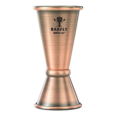 Barfly Japanese Style Jigger, 20 ml x 40 ml, Antique Copper