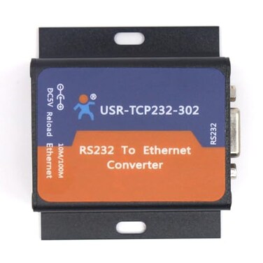 PUSR USR-TCP232-302 Tiny Size RS232 to TCP IP Converter Serial RS232 to Ethernet Server Module Ethernet Converter Support DHCP/DNS ,1