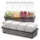 Final Touch Cocktail Garnish Bar Tray for Bartenders, 4 Containers with Lid