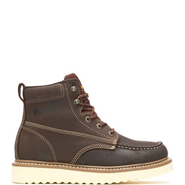WOLVERINE mens Loader 6" Wedge Boot, Brown, 7.5 US