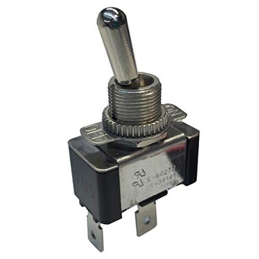 Gardner Bender GSW-122 Electrical Toggle Switch, SPST, ON-OFF, 21 A/14V DC, Spade Terminal, Single Pole Single Throw