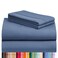 LuxClub Cal King Size Sheets Set, CoolingSoft Deep Pocket Bed Sheets, 4PC
