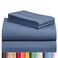 LuxClub King Size Sheets Set, CoolingSoft Deep Pocket Bed Sheets, 4PC