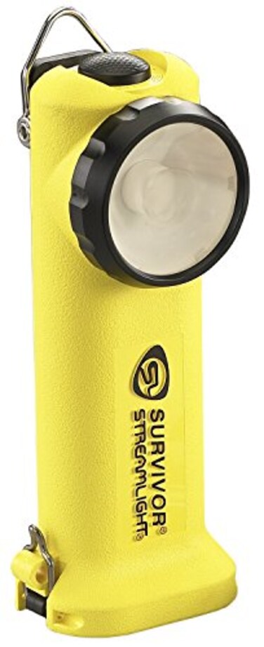 Streamlight 90541 Survivor 175-Lumen Right-Angle Flashlight, Yellow