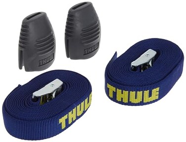 Thule Load Straps, Secure Steel Cam-Action Buckle with Protective Bumper