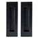 Ilyapa Matte Black Flush Pull Handles, 2 Pack, Hidden Hardware Design