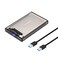 Tccmebius 2.5'' Hard Drive Enclosure USB 3.0 to SATA HDD External Case Housing for 2.5 Inch 9.5mm 7mm SATA III HDD SSD Up to 6TB, Tool-Free, Support UASP, Automatic Sleep Function ,TCC-S9