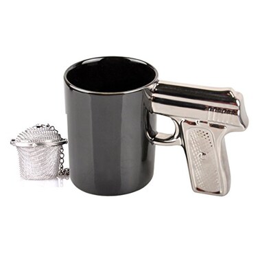 UCEC 1 PACK -Shaped Ceramic Coffee Mug, Mug Coffee Cup for Man