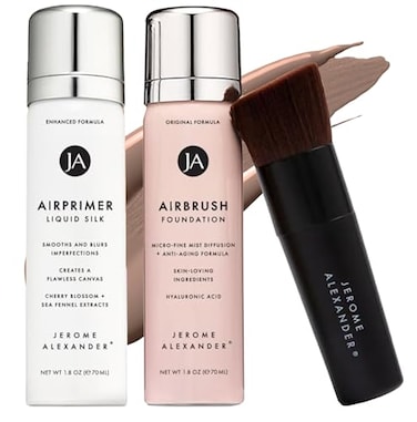 Jerome Alexander Airbrush FoundationAirPrimer 3pc Set - Medium Dark