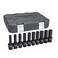 GEARWRENCH 10 Piece 1/2" Drive Deep Universal Impact mm Socket Set84945N
