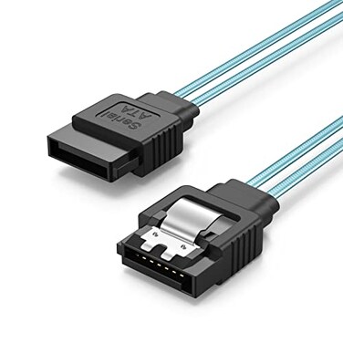 CableCreation SATA III Cable, 5-Pack 8inch SATA III 6.0Gbps 7pin Data Cable