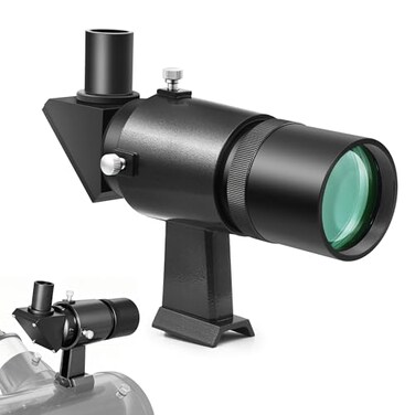 Astromania Finder Scope, Right Angle Optical Finderscope for Telescope 9x50