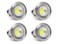 CTKcom 5 watt HR16 LED COB Spotlight Bulb,4 Pack- LED Spotlight Bulb Downlight Lamp Flood 60 Degree,6000K Daylight White,50W Halogen Bulb Equivalent Spotlight Bulbs 110V130V E26 Base