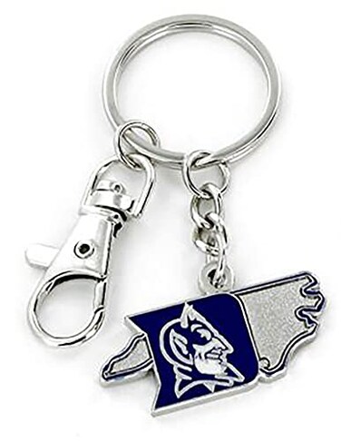 aminco NCAA Duke Blue Devils State Design Heavyweight Keychain