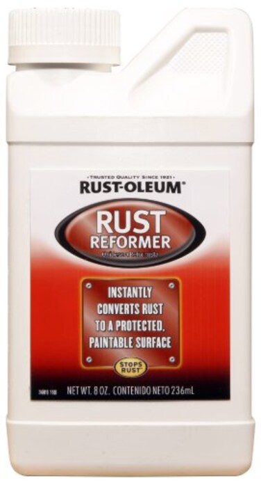 Rust-Oleum 248659 Rust Reformer Brush On, 8 oz, Black