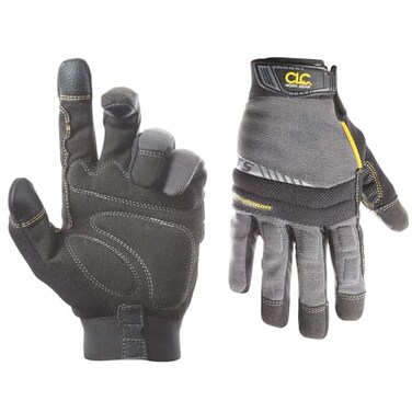 Custom Leathercraft125S Handyman Flex Grip Work Gloves, Shrink Resistant, Improved Dexterity, Tough, Stretchable, Excellent Grip