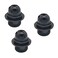 TWDRTDD Keyless E26 Medium Base Phenolic Socket, Industrial Retro US Standard Pendant Lamp Holder with Lampshade Collar Ring ,3, Black