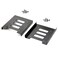 PASOW 2 Pack 2.5" to 3.5" SSD HDD Hard Disk Drive Bays Holder Metal Mounting Bracket Adapter for PC ,Bracket