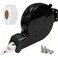 KOQICALL Number Ticket Dispenser ,Blackwith Queue Roll ,3-Digit” Waiting in Line Ticket Machine for Pickup/Order/Deli Counters, Service WindowsReception Desk