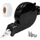 KOQICALL Number Ticket Dispenser ,Blackwith Queue Roll ,3-Digit” Waiting in Line Ticket Machine for Pickup/Order/Deli Counters, Service WindowsReception Desk