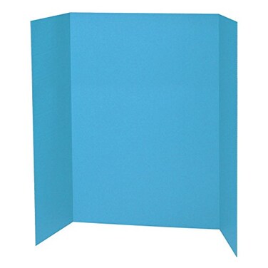 PaconPAC3771 Presentation Board, 48" x 36", Sky Blue