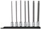 GEARWRENCH 7 Pc. 3/8" Drive Long Ball End Hex Bit SAE Socket Set - 80574