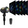 LedMall Motion Pattern Firefly 3 Models in 1 with 18 Patterns RGB Outdoor Laser Christmas Lights Projector with RF Remote Control and Security kit