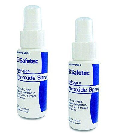 Safetec Hydrogen Peroxide Travel Spray, 2 Fl Oz ,Pack of 2