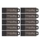 Centon Electronics DataStick Pro USB 2.0 Flash Drive, 2 GB, 100 USB Flash Drives, 100 Bulk Pack, Grey