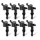 MSD Street Fire 55138 Ignition Coils - Black - 8-Pack