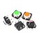 WMYCONGCONG 10 PCS Light Emitting Diode Momentary Tactile Push Button Switch 12 mm x 12 mm x 7 mm Red Tactile Button Switch