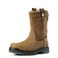 ARIAT Mens Turbo Pull-On Waterproof Carbon Toe Work Boot Aged Bark 11 Wide