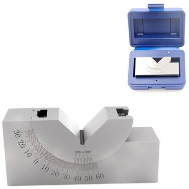 Preamer AP25 Adjustable Micro Angle Gauge High Precision Angle V Block 0-60&deg; for Milling Lathe Machinist Tools