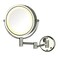 JERDON Hardwired Wall-Mount Makeup Mirror - 8X/1X - Chrome - HL75CD