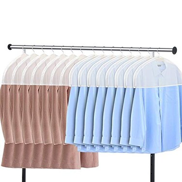 Zilink Shoulder Covers for Clothes Garment Dust Covers Protectors, 15 Pack
