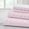 Modern Threads Silky Soft Microfiber and Wrinkle Free Sheets - Luxurious Microfiber Bed Sheets Includes Flat Sheet, Fitted Sheet with Deep Pockets,Pillowcases Blush, California King