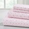 Modern Threads Silky Soft Microfiber and Wrinkle Free Sheets - Luxurious Microfiber Bed Sheets Includes Flat Sheet, Fitted Sheet with Deep Pockets,Pillowcases Blush, California King