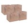 DII Woven Polyester Storage Bin, Polka Dot, PinkGold, Small Set of 4