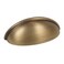 Cosmas 10 Pack 783BAB Brushed Antique Brass Cup Pull 3 Inch Hole Centers