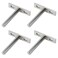 Antrader 3 Inch Floating Shelf Brackets for DIY Project Set of 4,Silver