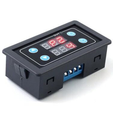 IS ICSTATION Delay Relay Module, AC 85V-265V Time Delay Switch 0-999s/min/h Timer Relay LED Display Digital Timer Cycle Delay Switch Module for Light Water Pump Engine