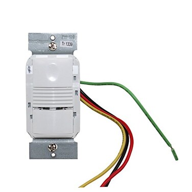 Watt Stopper WattStopper PW-100-W Wall Switch Occupancy Sensor, White, Passive Infrared