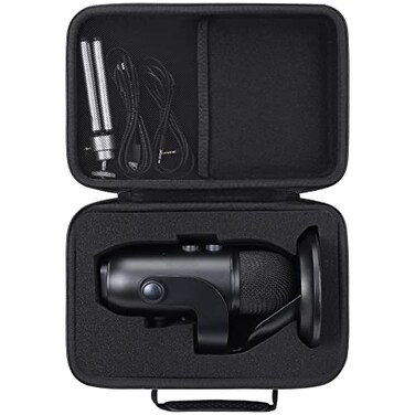 khanka Hard Case for Logitech for Creators Blue Yeti USB Microphone/Blue