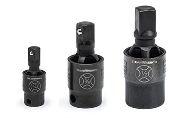 GEARWRENCH "3 Pc. 1/4", 3/8"1/2" Drive X-Core Pinless Impact Universal Joint Set - 84960