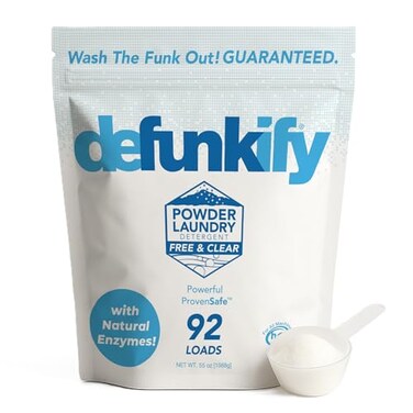 Defunkify Unscented Laundry Detergent with ProvenSafe, 92 Loads