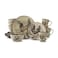 Pfaltzgraff Homespun Rooster 16-Piece Dinnerware Set, Service for 4 Brown
