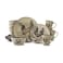 Pfaltzgraff Homespun Rooster 16-Piece Dinnerware Set, Service for 4 Brown