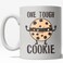 Crazy Dog One Tough Cookie Mug Funny Snacks Chocolate Chip Coffee Cup 11oz